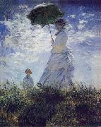 Claude Monet Women with umbrella oil